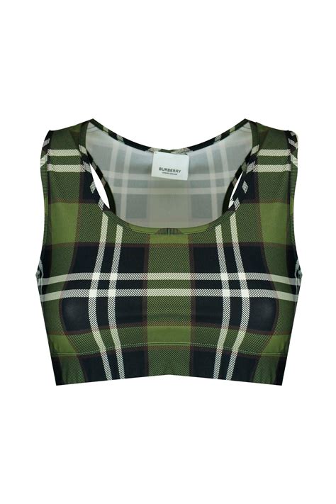 burberry check crop top|Burberry vintage check crop.